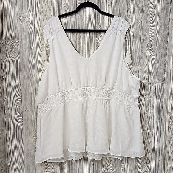 Torrid Window Pane V Neck Sleeveless Tank Top Womens Plus Size 4X NWT - Picture 7 of 12